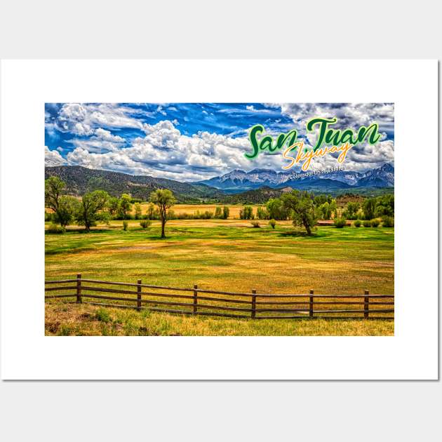 San Juan Skyway new the Dallas Drive Wall Art by Gestalt Imagery